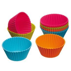 6Pcs/Lot 7Cm Silicone Reusable Cake Mold Muffin Cupcake Jelly Baking Nonstick Maker Mold Pastry Holder Cup Cooking Tools - Cake Decoration Tools