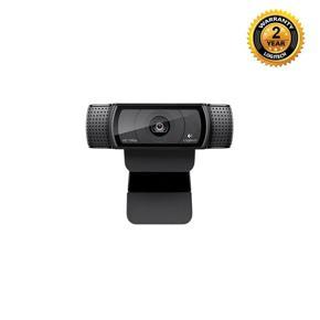 Logitech C920 HD Pro Webcam, Full HD 1080p/30fps Video Calling, Clear Stereo Audio, HD Light Correction - Black