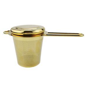 ARELENE Tea Leaf Tea Strainer Golden Barrel Tea Strainer Kung Fu Tea Set