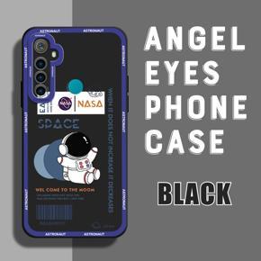 Hontinga for Realme 5 5i 5S 6i Back Cover Space Astronaut Case Camera Protection Soft Silicone TPU Phone Cases