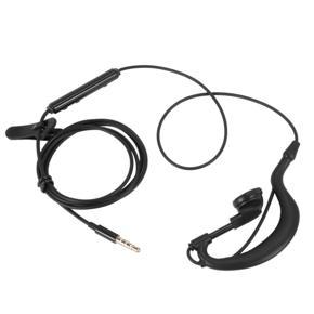 XHHDQES 2X 3.5mm Single In-Ear Only Mono Earphone Earbud Headphone w/ Mic for Phone for Samsung