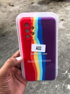 Rainbow Silicon Case Back Cover FOR Samsung Galaxy A32 4g