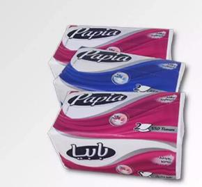 Papia Tissue Silky Soft (2ply 550 Sheets) Pack of 3