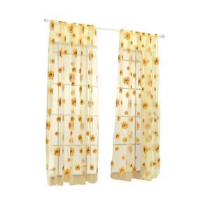 100x200cm Sheer Sunflower Curtain Panel Home Decor Room Divider Valance Drape