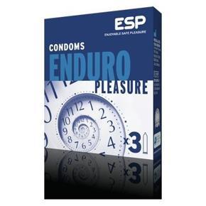 Esp Enduro Pleasure Condoms 3 pcs