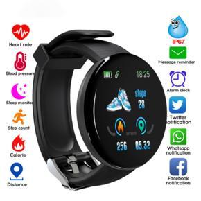 D18S Smart Watch 1.44 Inch TFT Smart Bracelet Blood Pressure Heart Rate Monitor Men Fitness SmartWatch Android IOS Women Fashion Electron Clock