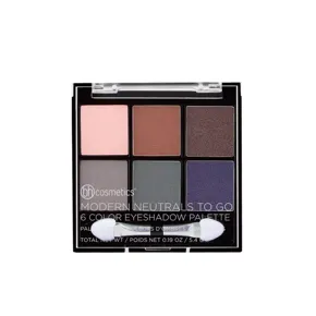 BH Cosmetics 6 Colour Eyeshadow-Modern Neutrals Cool to Go