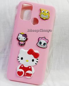 Realme C17 / Realme 7i - Hello Kitty High Quality 3D Rubber Made Cute Cartoon Lovely Unique Design Soft Ladies Cover