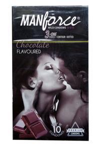 Manforce Chocalate Flavoured Condoms 10Pcs INDIAN