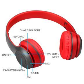 P47 - Wireless Bluetooth Headphone Red