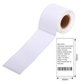 Aibecy Label Printer Sticker Thermal Label Paper Self-Adhesive Printable Paper Roll Waterproof Oil-Proof Tear Resistant for Price Name Barcode Printing for DP23/DP30 Series Thermal Printer Label Maker