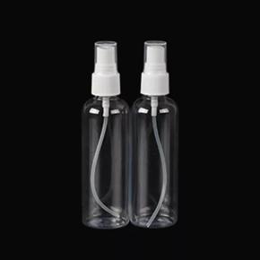 EMPTY SPRAY Bottles 100mL Refillable Random Transparent Convenient Travel Clear Plastic Empty Cosmetic Sample Spray Pot Bottle Atomizer
