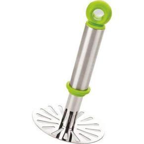 Potato Vegetable Gravy Bhaji Presser Masher with Long Plastic Handle