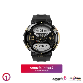Amazfit T-Rex 2 Military-grade Toughness , Route Import & Real-time Navigation ,10ATM Waterproof & One Tap for Four Health Metrics Smart Watch With 150+ Sports Mode & 24-day Battery Life