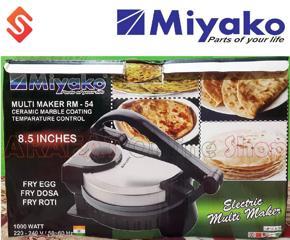 Miyako Electric Roti Maker RM-54 Black And Silver