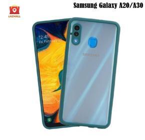 Samsung Galaxy A20 Luxurious Smoky Matte Shockproof Translucent Armour Case