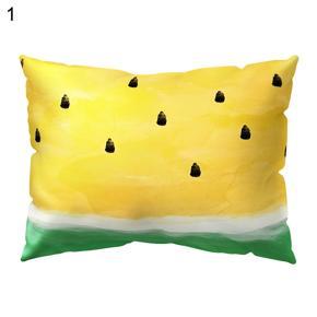 Fashion Fruit Car Sofa Home Bed Decoration Rectangle Pillow Case Cushion Cover