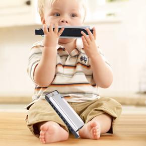 Harmonica; Metal 10 Holes Mouth Organ; Jazz Folk Harmonica Hole Children Toy Blue Rock Harmonicas Sliver