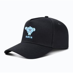 BT21 Styles Women Unisex Cotton Summer Baseball Cap Kpop Printed Round Top Souvenir Hip-Hop Snapback Adjustable Pea