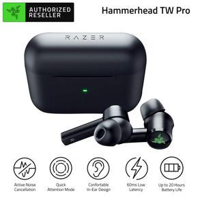 Razer Hammerhead True Wireless Pro True Wireless BT Earbuds with ANC Noise Reduction Hi-Fi Sound Quality In-ear Design