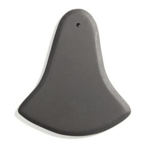 Natural Gua Sha Board Black Bian Stone guasha Massage Tool Healthy Cure -