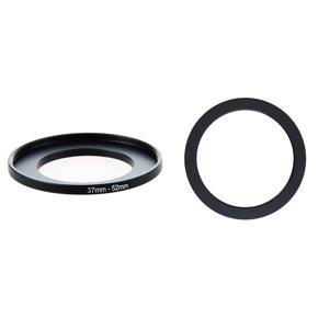 BRADOO- Camera Lens Filter Step Up Ring 37mm to 52mm Adapter Black with 62mm-52mm 62mm to 52mm Black Step Down Ring Adapter