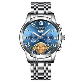 Fngeen New Watches Men Fashion Steel Strap Quartz Watch
