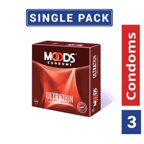 Moods - Ultra Thin Condom - Single Pack - 3x1=3pcs