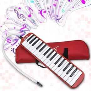 IRIN 32 Key Melodica Keyboard Mouth Organ with Pag for School Student -