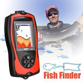 100m 125Khz Portable LCD Fishing Fish Finder Sonar Sensor Depth Sounder Alarm Transducer Waterproof -