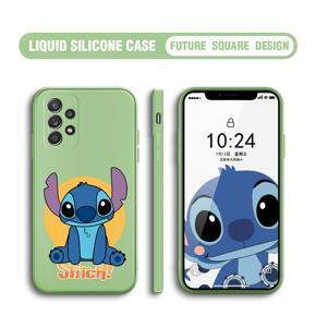 Hontinga for Samsung Galaxy A52S 5G Case Cartoon Animals Phone Case Soft Square Liquid Silicone Cases Full Cover Camera Shockproof Protection Case