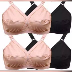 ladies bra pure soft cotton in a pack of 2