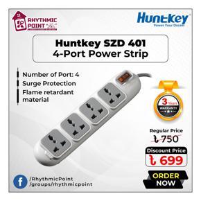 Huntkey SZD 401 (3Years warranty) 4-Port Power Strip