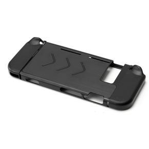 Anti-slip Aluminum Case Cover Skin Protective For Nintendo Switch Console black - black