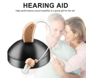 Pro Rechargeable Hearing Aid for Elderly Deafness Sound Amplifier Health Care Behind the Ear Aid Digital Hearing Aid