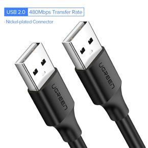 UGREEN USB to USB Cable Type A Male to Male USB 2.0 Extension Cable for For Data Transfer Hard Drive Enclosures Printers Modems Cameras