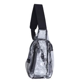 Clear Shoulder Backpack, Clear Sling Bag Resistant To Dirt for Hiking