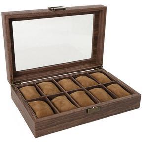 Multiple Watch Box Wooden Jewelry Storage Packaging Box Window Glass Display Box