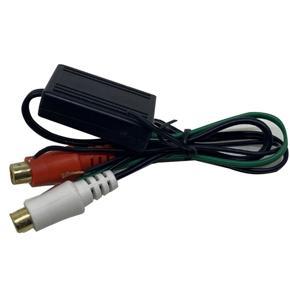 XHHDQES Speaker to 2 RCA Line Output Converter IN/OUT High/Low for Car Audio