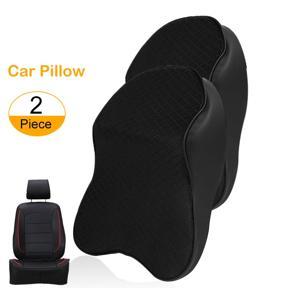 Outtobe Car Seat Neck Pillow Headrest Pillow Cervical Pillow Back Cushion Neck Pain Relief  Memory Foam Lumbar Support Cushion for Car Seat Office Chair