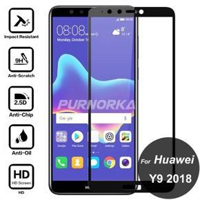 Huawei Y9 2018 Tempered Glass Screen Protector 6D/9D/11D - Black