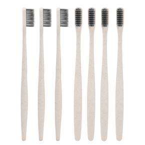 10pcs DisposaWIe Toothbrushes Bamboo Charcoal Soft Bristles Toothbrush For Ho WI