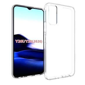 Soft Silicon Transparent Case Back Cover For Vivo Y12s/Y20/Y20g/Y20i