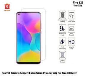 Vivo Y50 Tempered Glass Screen Protector 2.5D -Transparent