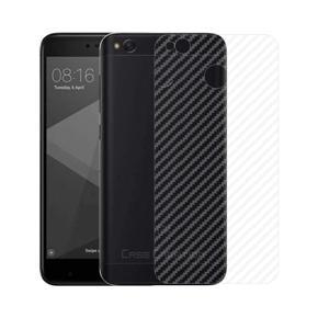 For Xiaomi Redmi Note 4X Back Carbon Fiber Sticker Protection 3D-Transparent