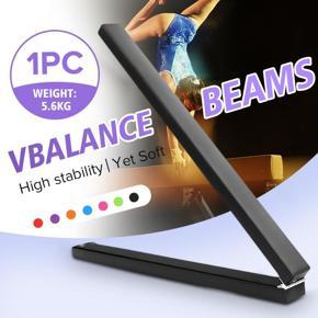 2.4m 8FT Non-slip Gymnastics Floor Balance Beam Folding Training Yogo Sports PRO - Black