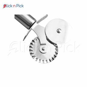 Double Wheel Pizza Cutter (Stainless Steel)