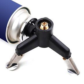 Hiking Camping Foldable Tripod Bracket Transfer Head for Gas Canister Tank Stove Holder