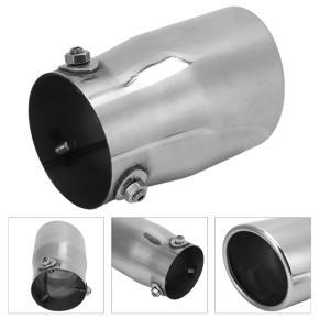 Exhaust Tailpipe Tip, Exhaust Muffler Reliable 76mm/2.99in Inlet Universal for Car