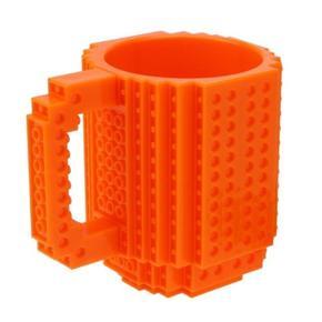 Creative Gifts Brick Mug Type Building Blocks Coffee Cup DIY Block Puzzle Mug for LEGO Building Blocks Creative Design for Children – 350ML